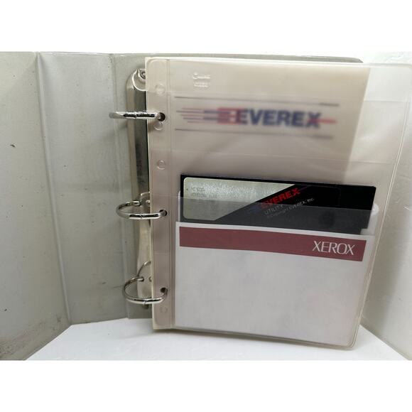 VTG 1990 Everex System EV-159 RAM 3000 Deluxe for IBM Manual + Floppy Disc - Picture 2 of 2